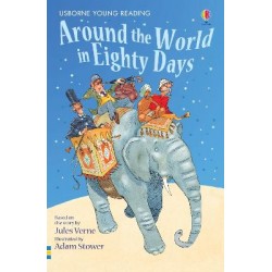 USBORNE YOUNG READING 2: AROUND THE WORLD IN EIGHTY DAYS HC