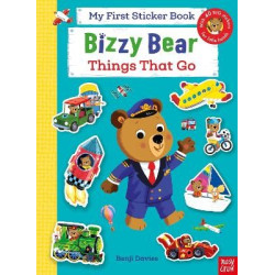 BIZZY BEAR : MY FIRST STICKER BOOK - THINGS THAT GO PB