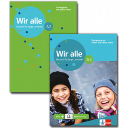 WIR ALLE A2 ÜBUNGSBUCH (+AUDIOS-ONLINE+KLETT BOOK-APP+TRAINNINGSHEFT)