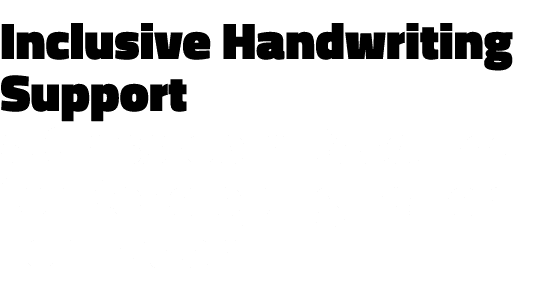 Inclusive Handwriting Support A Classroom Resource for Developing Letter Formation