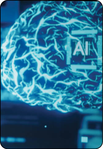 Happy speaker doing presentation at tech conference, explore ways emerging AI technologies can positively enhance companies workforce. Presenter promoting artificial intelligence solutions, camera A
