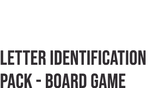 A Practical Guide to Letter Formation: LETTER IDENTIFICATION PACK BOARD GAME 