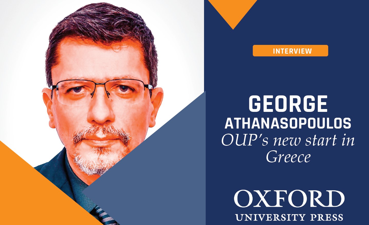 George Athanasopoulos, Academic Coordinator, is talking about OUP’s new start in Greece