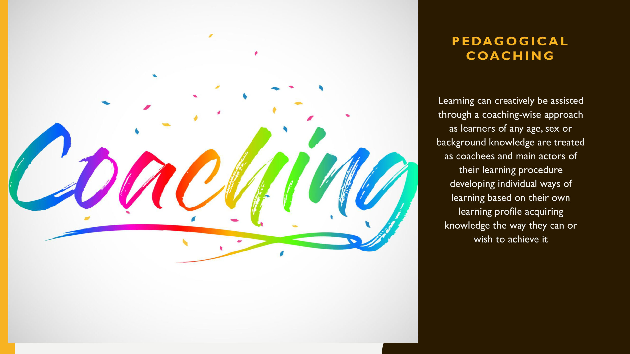Pedagogical Coaching