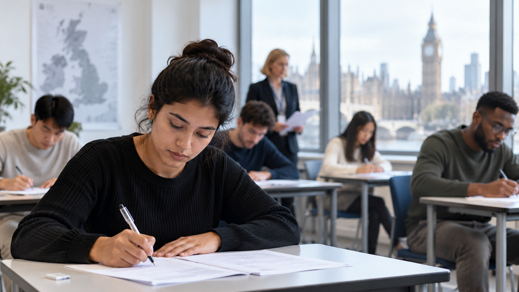The UK Work Visa English Test Market